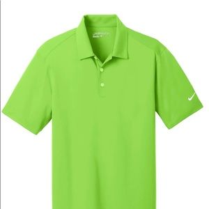 EUC NIKE GOLD DRYFIT POLO SHIRT